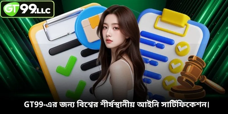 GT99-এর জন্য বিশ্বের শীর্ষস্থানীয় আইনি সার্টিফিকেশন।