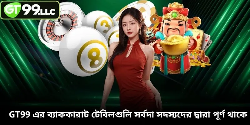 GT99 এর ব্যাককারাট টেবিলগুলি সর্বদা সদস্যদের দ্বারা পূর্ণ থাকে